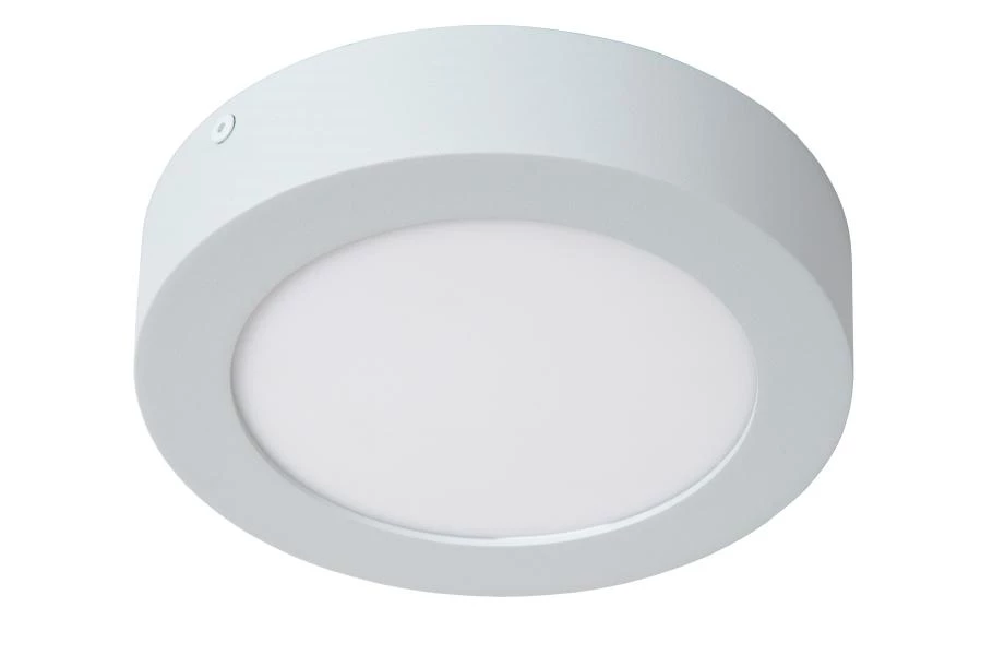 Lucide BRICE-LED - Flush ceiling light Bathroom - Ø 18 cm - LED Dim. - 1x11W 3000K - IP44 - White - off